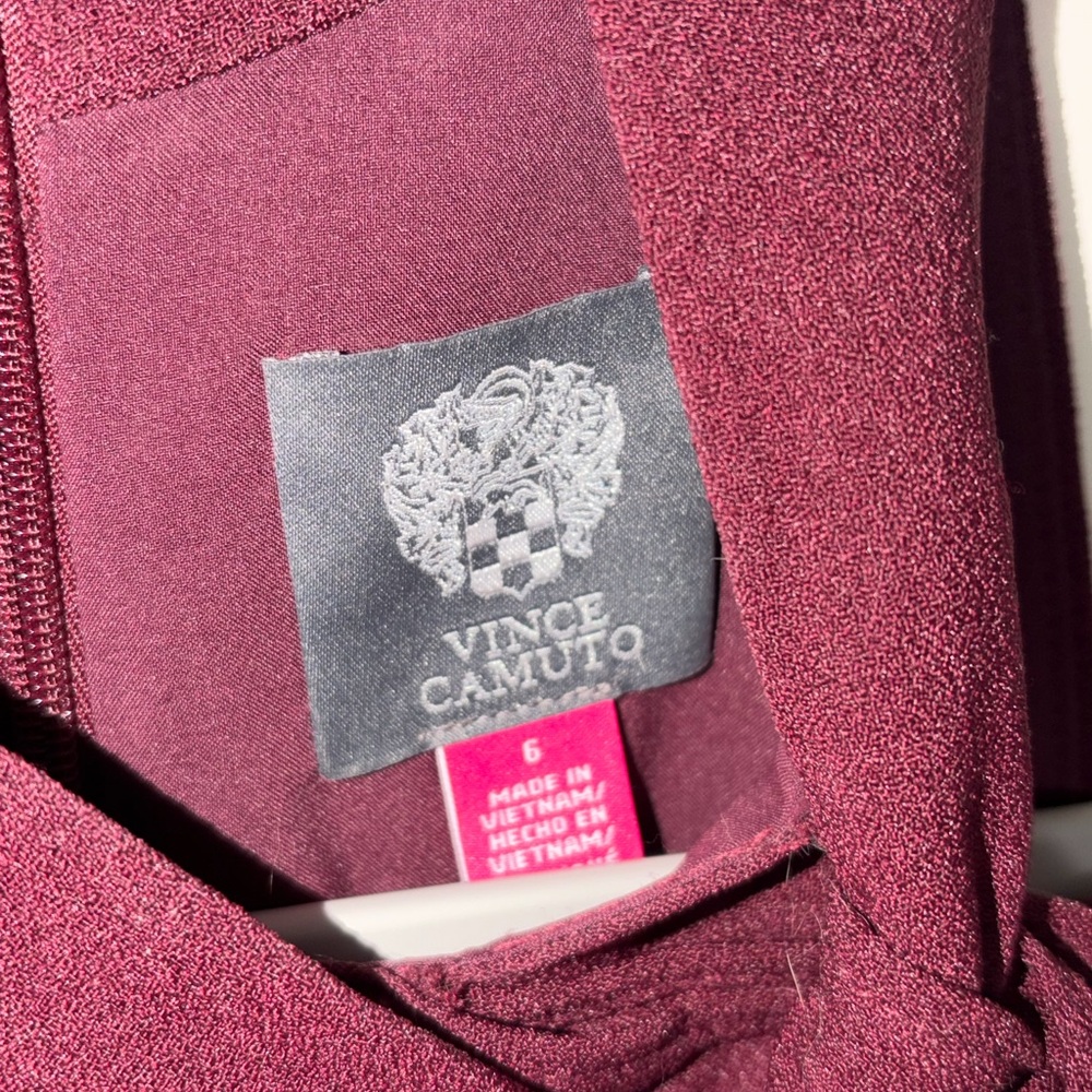 Vince Camuto Deep Red Jumpsuit - Picture 3 of 4